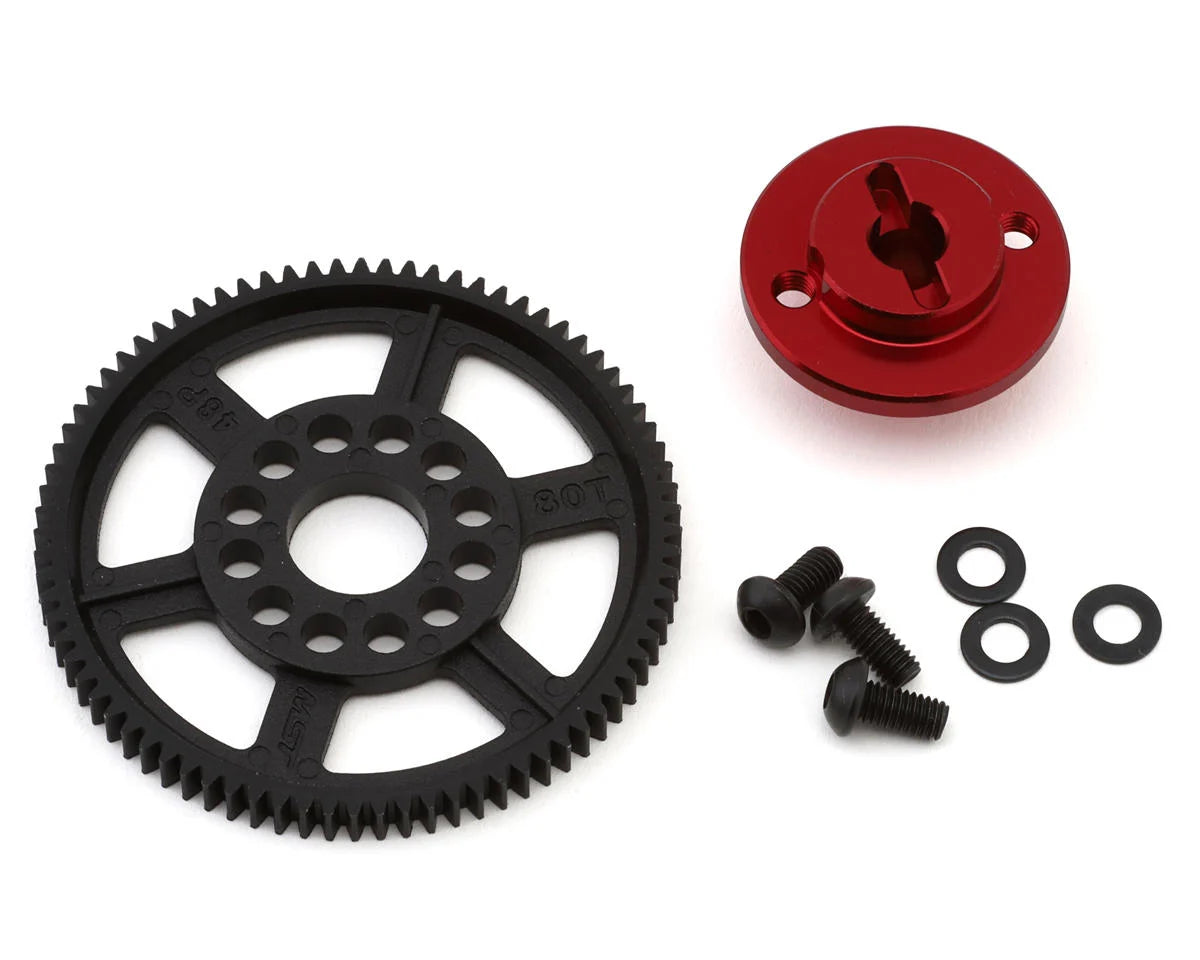 MXS-210742 MST RMX 4 Aluminum Spur Gear Holder (Black) w/80T Spur Gear | The RC Shop at Dr Dans