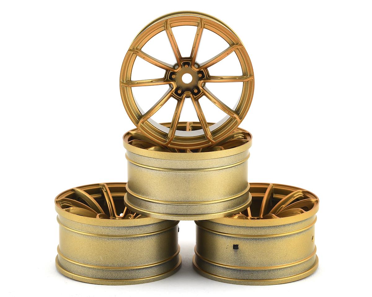 832068GD MST GTR Wheel Set (Gold) (4) (9mm Offset)