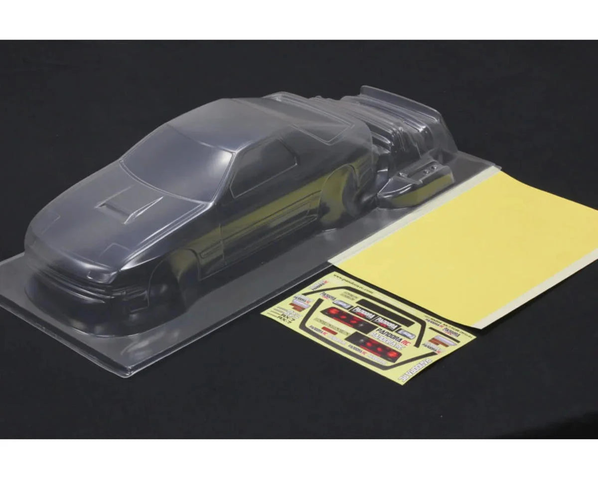 PAB-3121 Pandora RC 1/10 Mazda Savanna RX-7 FC3S Drift Body Set (Clear) (257-260mm) | The Rc Shop