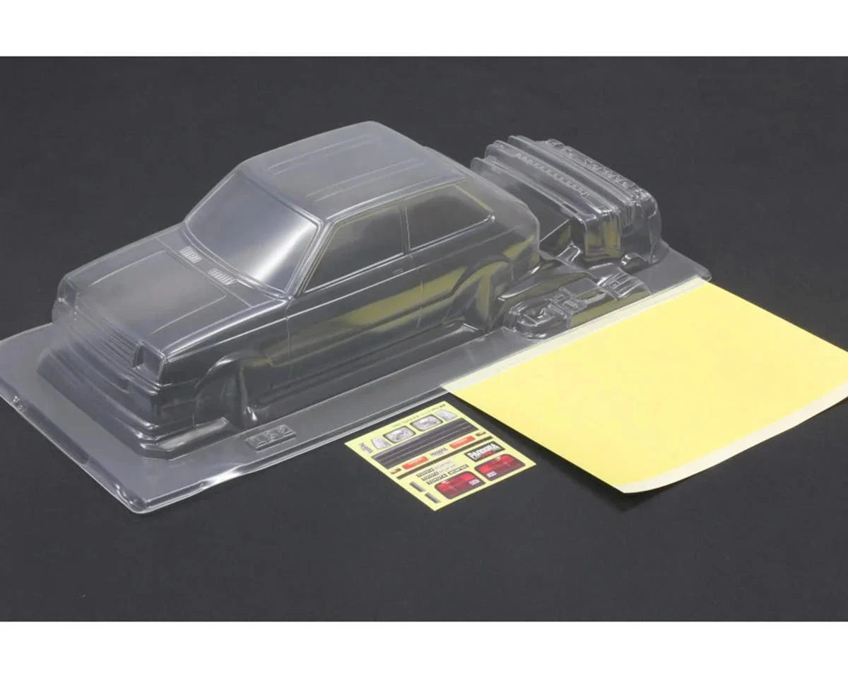 PAB-3182 Pandora RC 1/10 Toyota Starlet KP61 Late Model Drift Body Set (Clear) (257-260mm) | THE RC SHOP