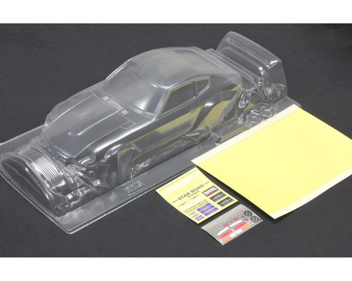 PAB-3216 Pandora RC 1/10 Nissan S30 Fairlady Z STAR ROAD Drift Body Set (Clear) (257-260mm) | THE RC SHOP