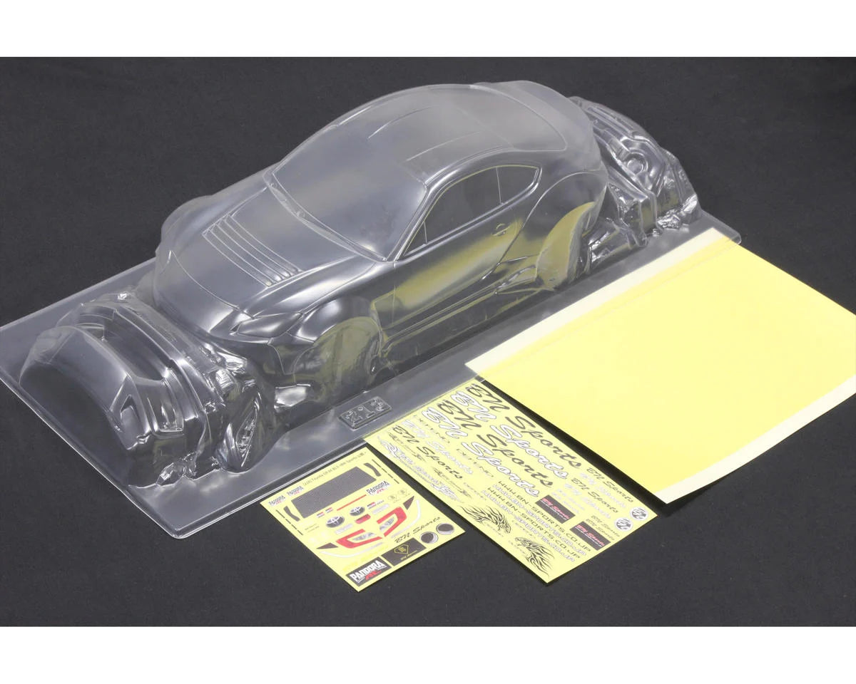 PAB- 3218 Pandora RC 1/10 Toyota GR86 BLS BN-Sports Drift Body Set (Clear) (257-260mm) | THE RC SHOP