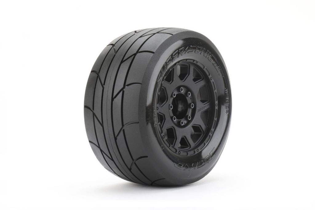 PHB1804CBMSGB 1/8 MT 3.8 Super Sonic Belted Mounted Tires w/ Removable Hex Wheels Powerhobby 1/8 MT 3.8 Super Sonic Belted Mounted Tires w Removable Hex Wheels (2)
