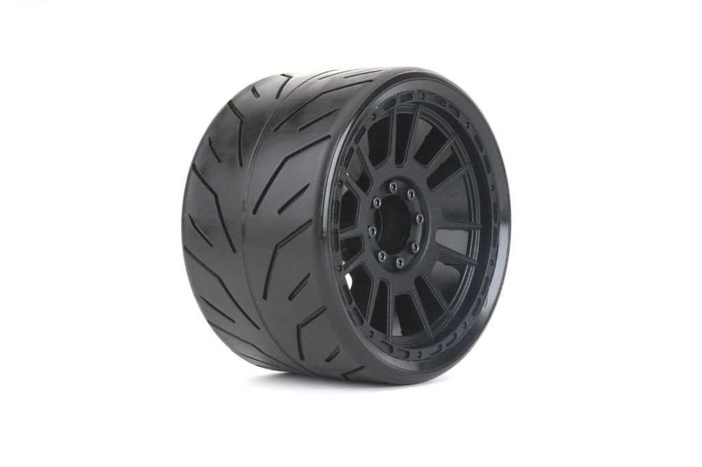 PHB1901CBMSGB Power Hobby 1/8 MT 4.0 Phoenix Belted Mounted Tires w/Removable Hex Wheels