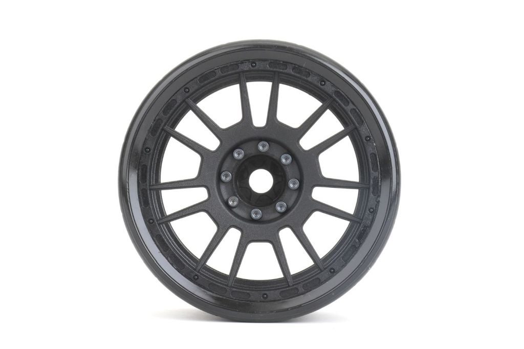PHB1901CBMSGB Power Hobby 1/8 MT 4.0 Phoenix Belted Mounted Tires w/Removable Hex Wheels