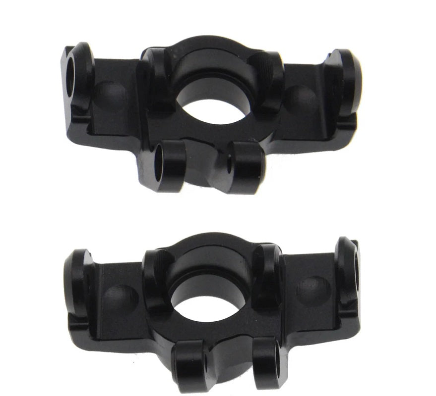 PowerHobby Aluminum Front Steering Knuckles Black for ARRMA Granite / Typhon GROM – PHB6568BLACK
