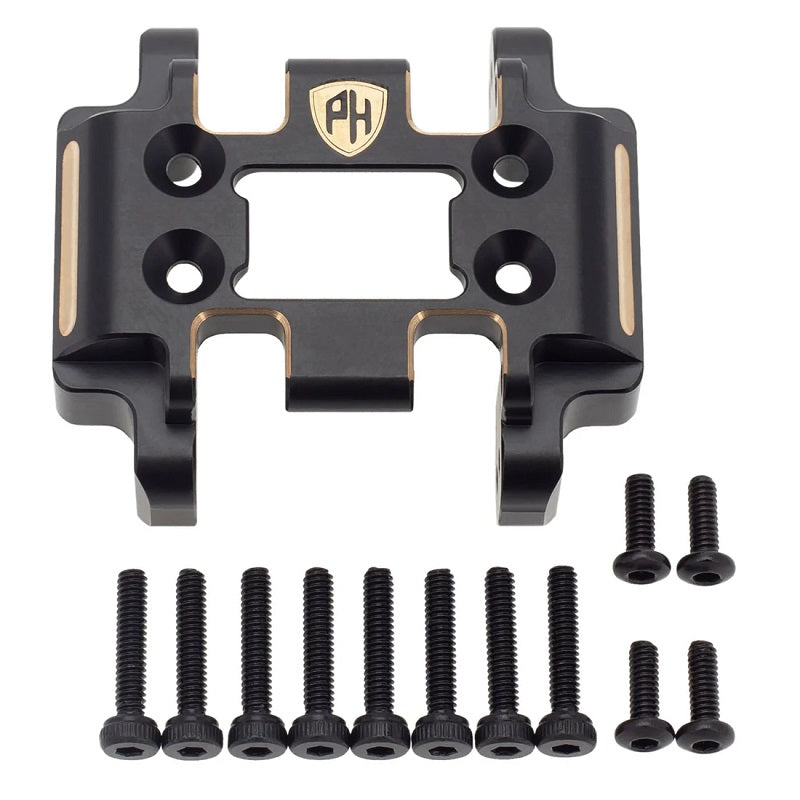 PHB6706 Power Hobby Brass Skid Plate Transmission Mount, for 1/18 Redcat Ascent-18