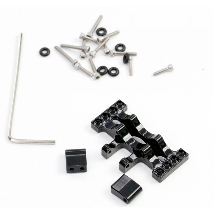 PHBSCX24128 Power Hobby Adjustable Brass Servo Mount for Reef Emaxx 59MG, for Axial SCX24