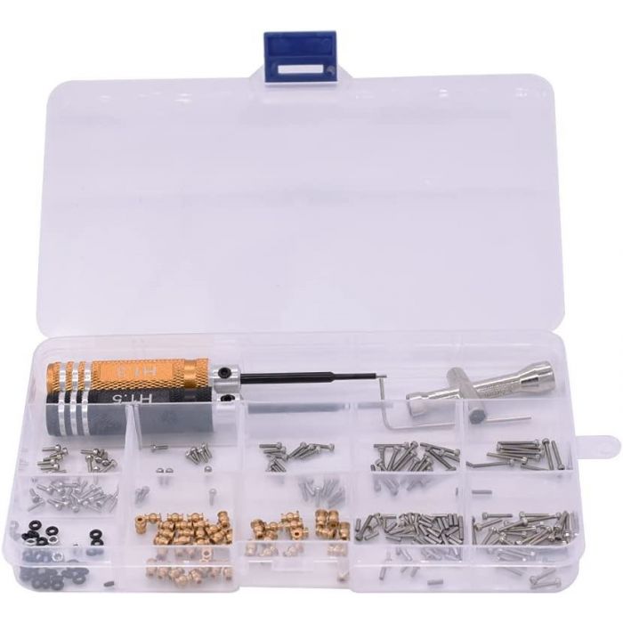 PHBSCX24777 Power Hobby Axial SCX24 Screws Full Tool Box | The RC Shop at Dr Dans