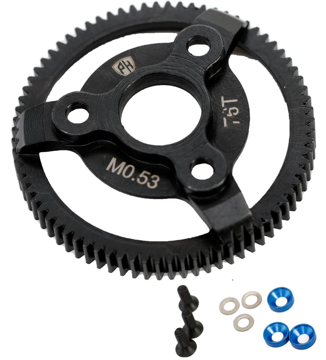 PHBTRX519 Hardened Steel Spur Gear 48P 86T, for Traxxas 2WD Slash / Stampede / Rustler | The RC Shop at Dr Dans