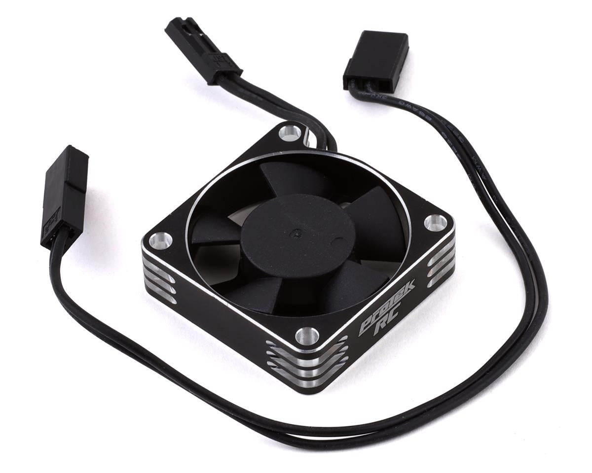 PTK2113 ProTek RC 35x35x10mm Aluminum High Speed HV Cooling Fan (Silver/Black)