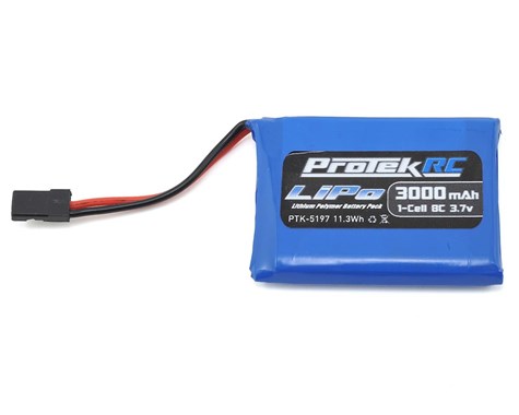ProTek RC 1S 3.7V 3000mAh LiPo Transmitter Battery for Sanwa M17 / MT-44 / MT-5 – PTK5197