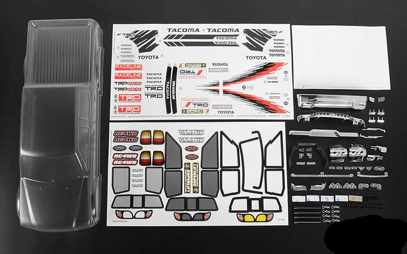 RC4ZB0169 2001 Toyota Tacoma 4 Door Body for TF2 LWB 313mm / 12.3" | The RC Shop at Dr Dans