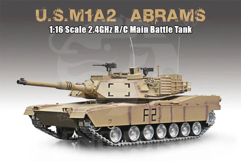 3918- PRO 1:16 U.S.A M1A2 Abrams RC Tank - PRO VERSION