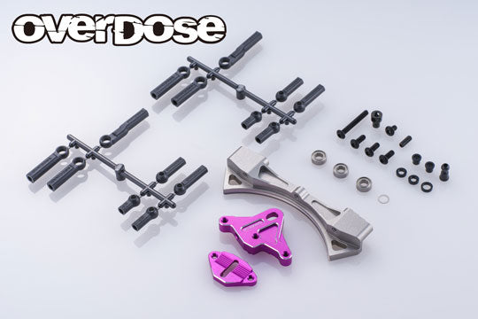 Aluminum Curved Slide Rack Steering Set Type-3 (For GALM