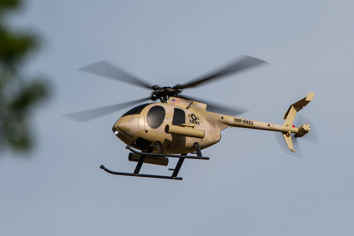 RGR6100 Hero-Copter Military, 4-Blade RTF Heli; Army