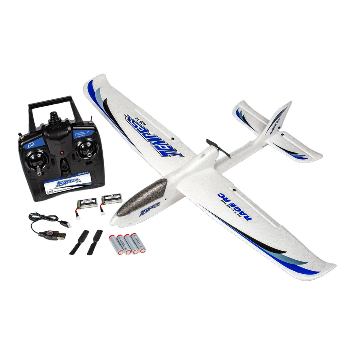 RGRA1000 Tempest 600 X4 Electric Powered RTF Airplane with PASS (Pilot Assist Stability Software) System- THE RC SHOP AT DRDANS