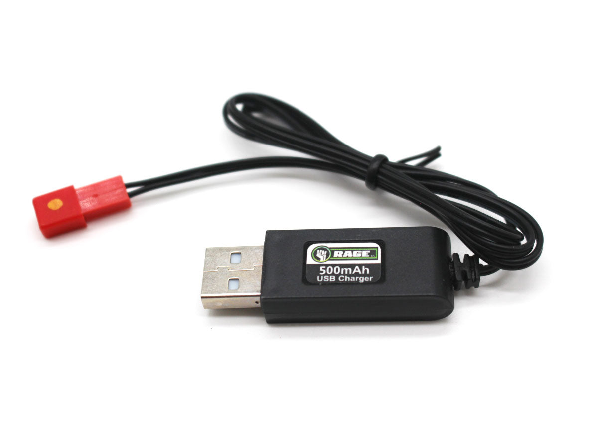 RGRA1428 500mA 1S USB Charger with JST Plug | The RC Shop at Dr Dans