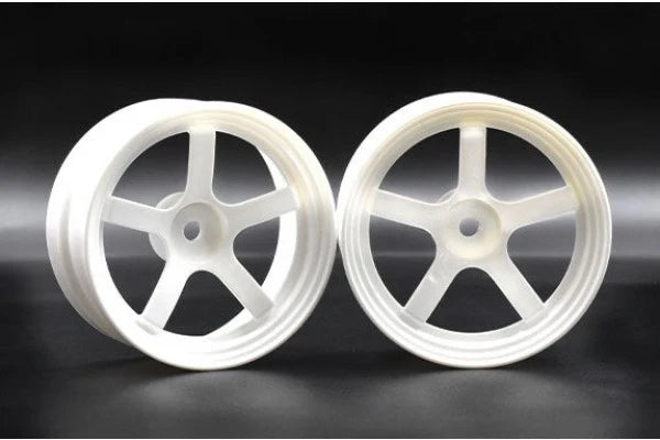 RW-DP5W8 REVE D Drift Wheel DP5 (WHITE, Offset 8, 2pcs) | The RC Shop at Dr Dans