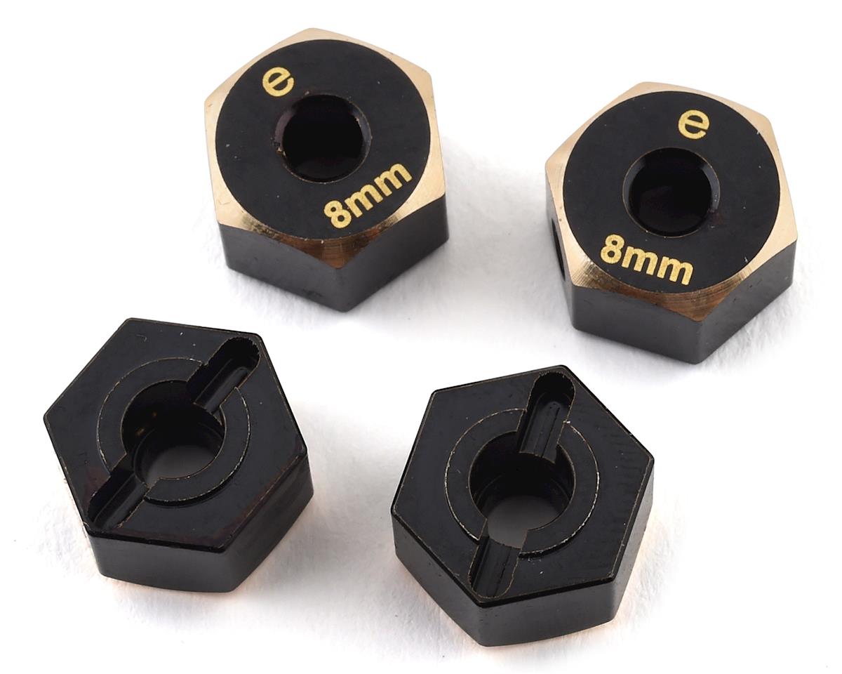 samend-4063-8 Samix Element Enduro Brass Hex Adapter (Black) (4) (6mm)