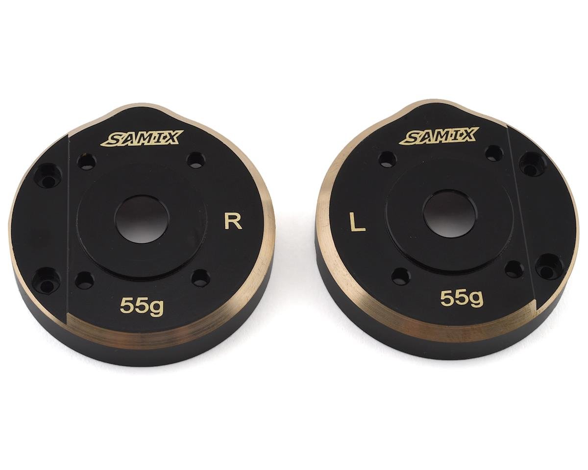 SAMSCX3-4012A Samix SCX10 III/Capra Brass Portal Covers (55g) | The RC Shop at Dr Dans
