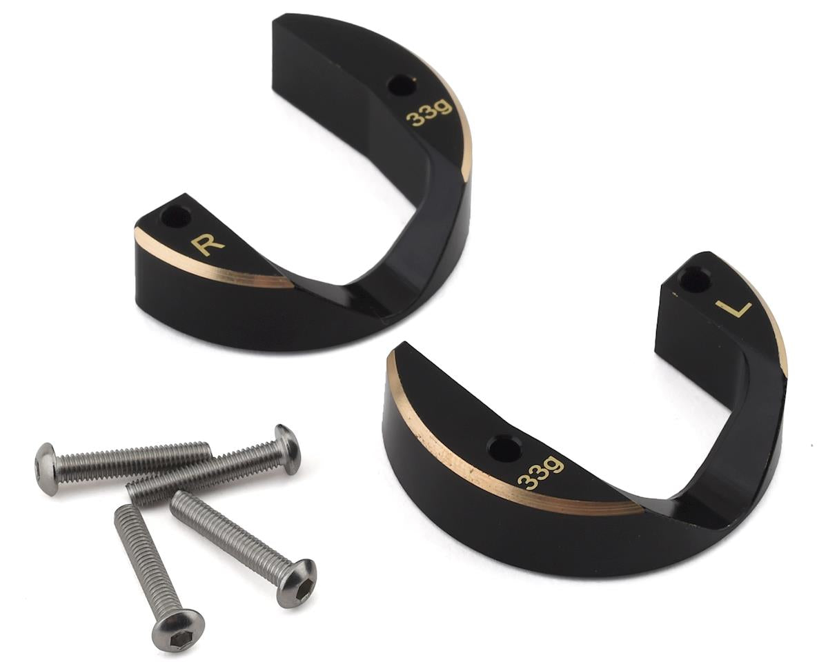 Samix SCX10 III / Capra 33g Brass Portal Cover Tuning Weights – SAMSCX3-4012B