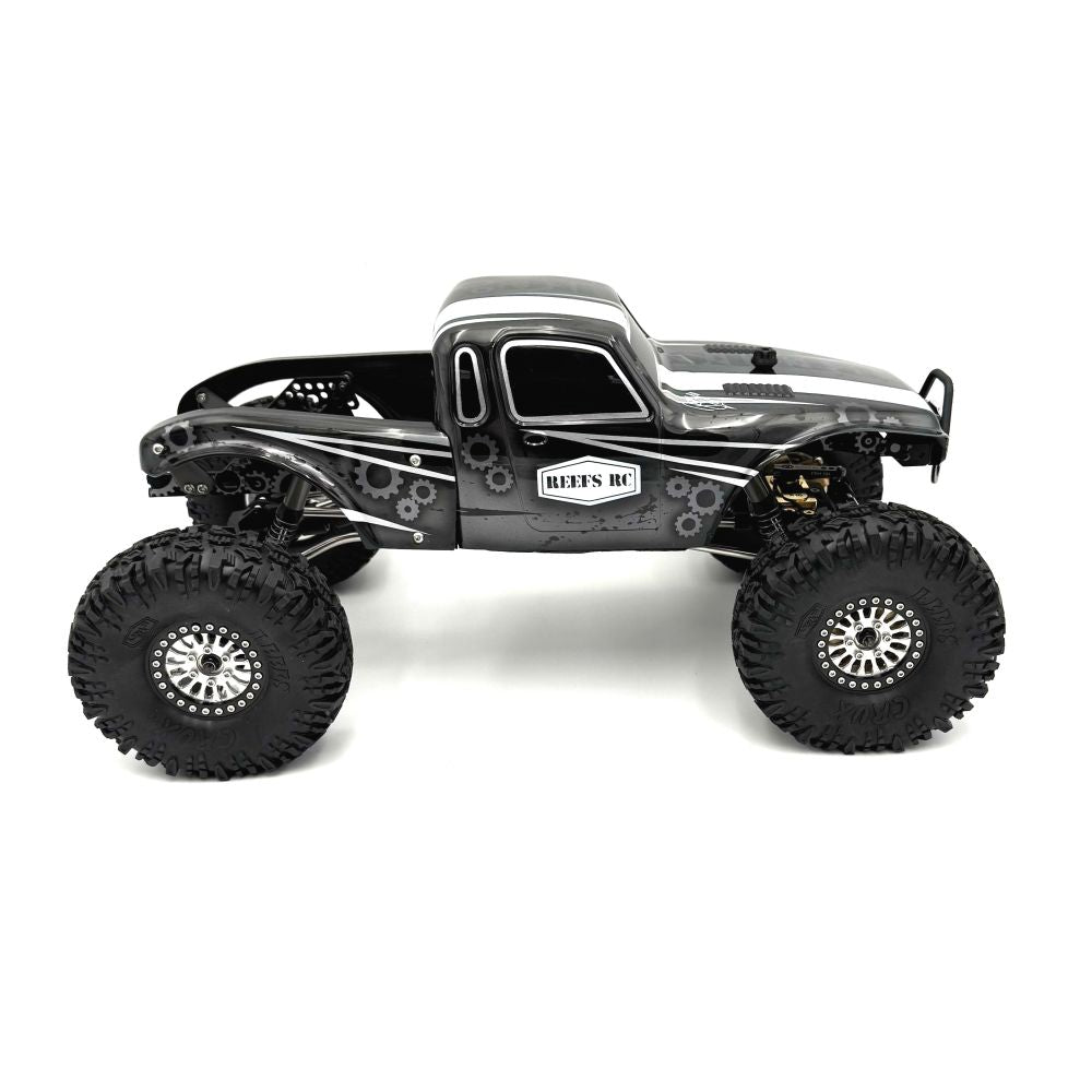SEHREEFS226 Reef's RC Clear "PLAGUE" 1/10th Crawler CompBody Set w/Stickers & Mask