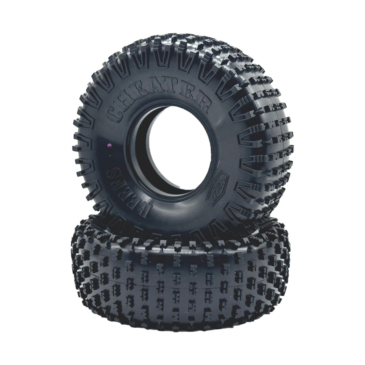 SEHREEFS248 Reef's RC Cheaters Tires 1.9 / 4.75" XP Pink Compound (2)