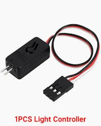 INJORA CH3 Light Remote Control Switch, LED On/Off Breath Flash Controller For RC Car