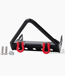 INJORA Metal Front Bumper With Tow Hooks For Axial SCX10