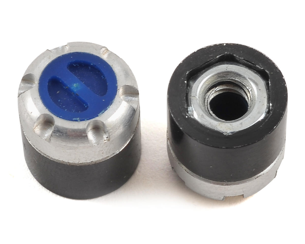 SSD00007 SSD RC Scale Locking Hubs (Blue) (2) - THE RC SHOP AT DRDANS