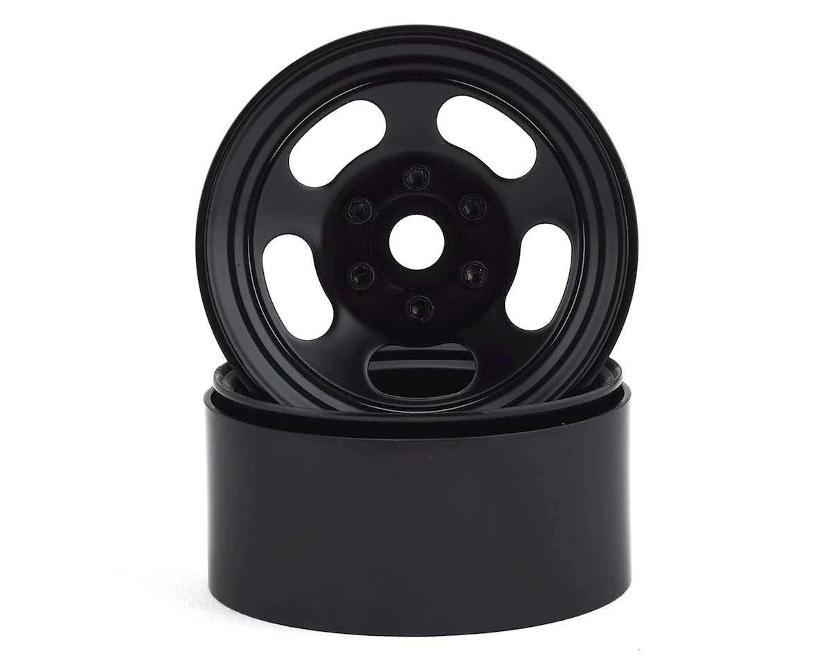 SSD00274 SSD RC Slot 1.9"" Steel Beadlock Wheels (Black) | The RC Shop at Dr Dans