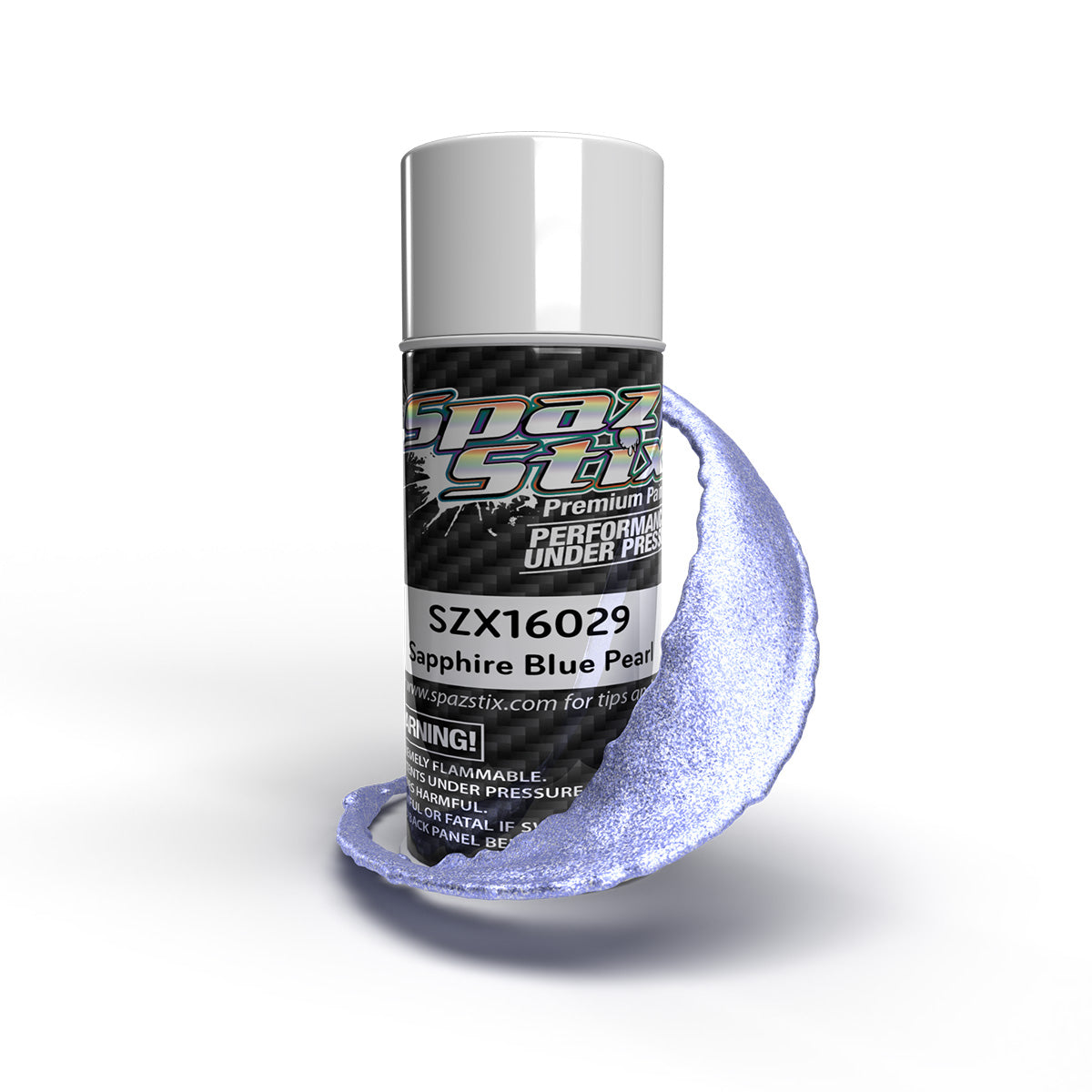 SZX16029 Sapphire Blue Pearl Aerosol Paint, 3.5oz Can | The RC Shop at Dr Dans