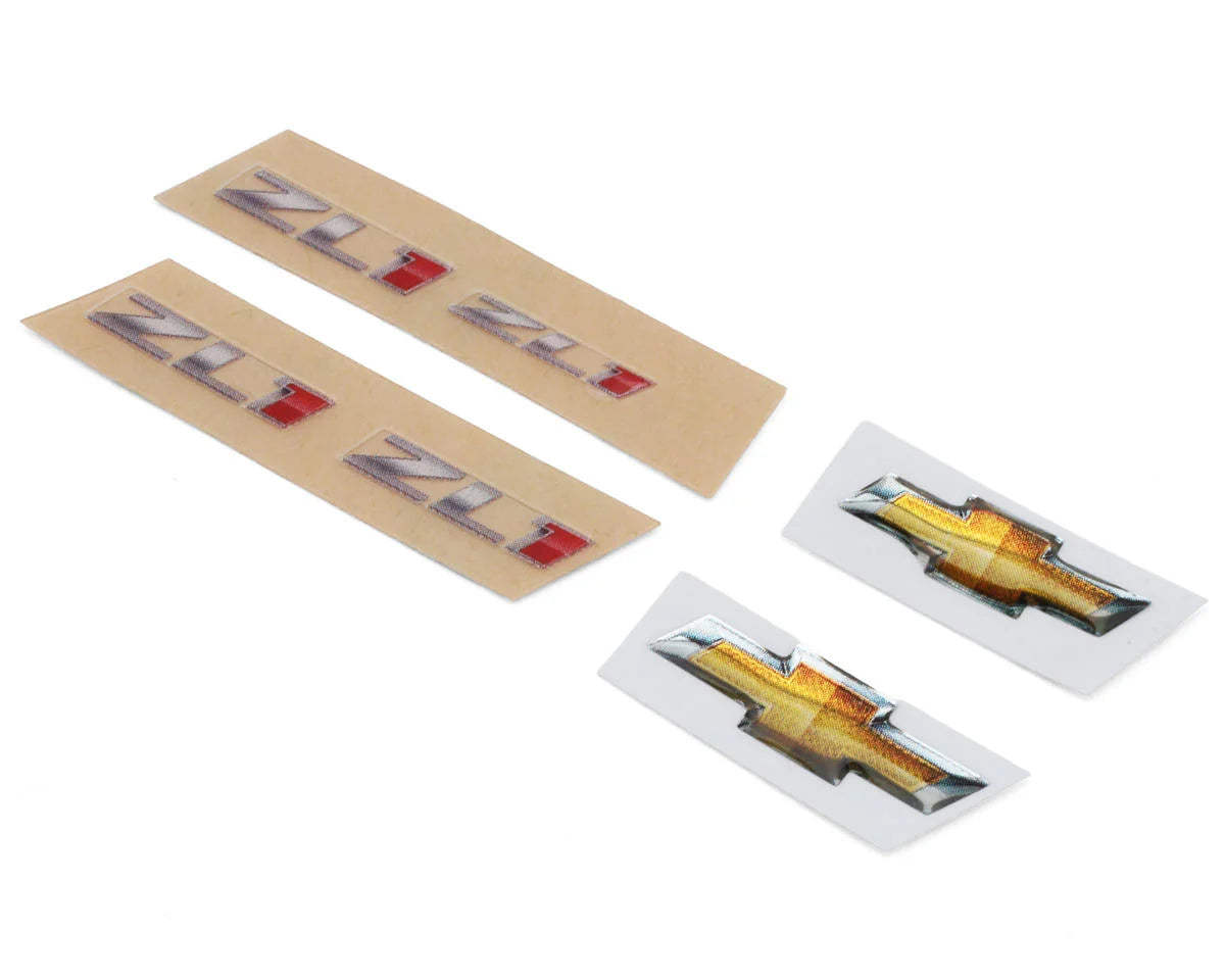 TAF34017 24K RC Technology 1/10 Chevrolet Camaro ZL1 Gen3 Emblem Decals Set | The RC Shop at Dr Dans