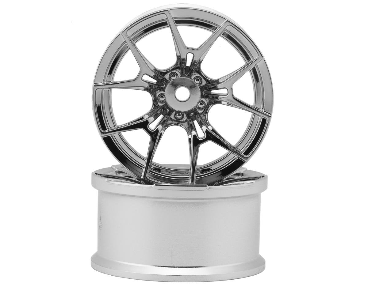 TDW-0614CS Topline FX Sport Multi-Spoke Drift Wheels (Chrome) (2) (6mm Offset)