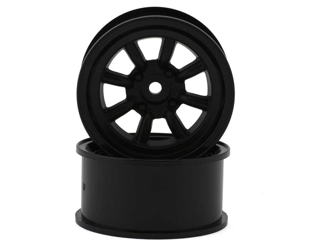TDW-WAT-100BK Topline RS Watanabe 1/10 Drift Wheels (Black) (2) (10mm Offset)