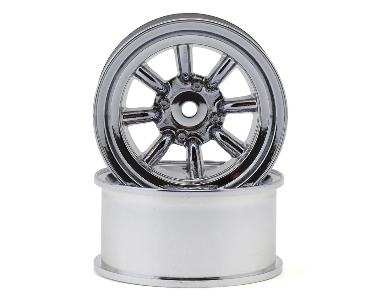 TDW-WAT-120SMC Topline RS Watanabe 1/10 Drift Wheels (Chrome) (2) (12mm Offset) |The RC Shop at Dr Dans