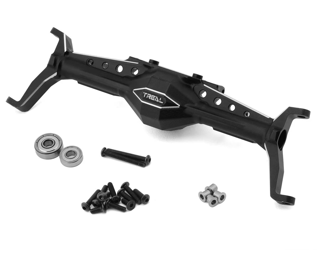 TLHTCAPRA-01 Treal Hobby Axial Capra CNC Aluminum One Piece Front Axle Housing (Black)