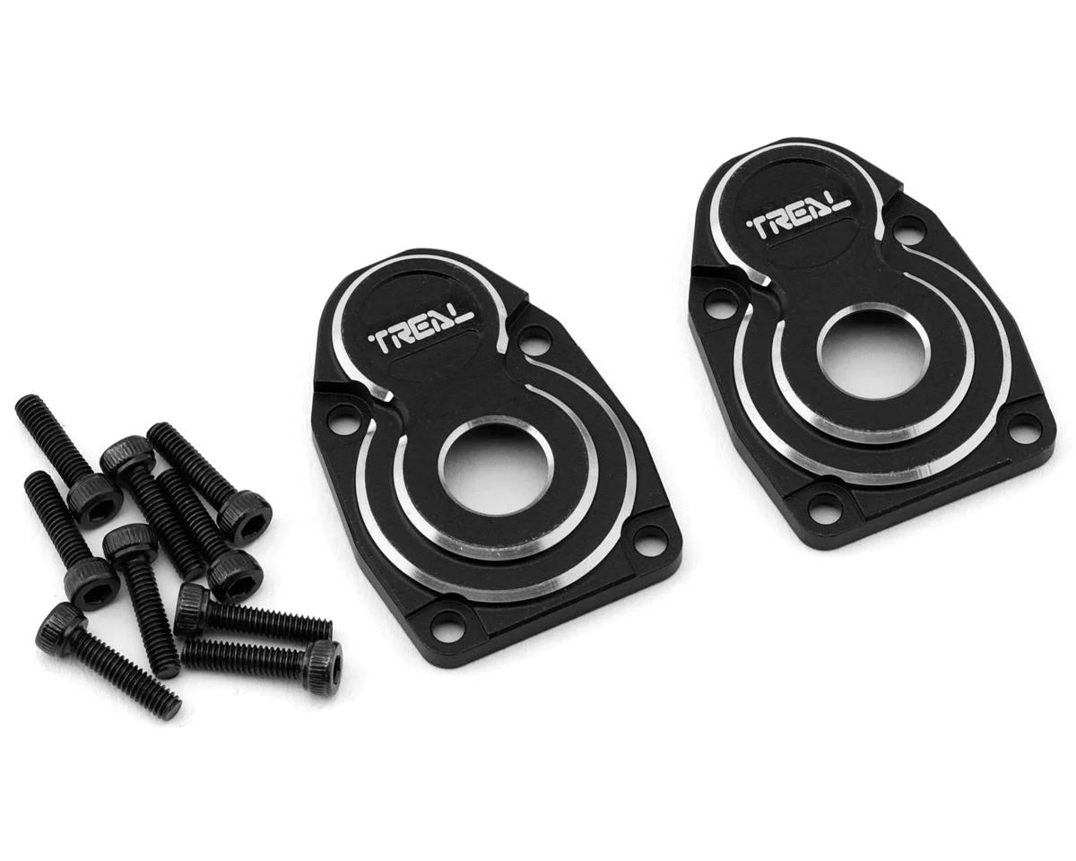TLHTCAPRA-25 Treal Hobby Axial Capra CNC Aluminum Outer Portal Covers (Black) | The RC Shop at Dr Dans