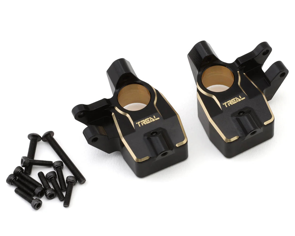 TLHTSCX10_III-35 Treal Hobby Axial SCX10 III Brass Front Inner Portal Covers (60g) | The RC Shop at Dr Dans
