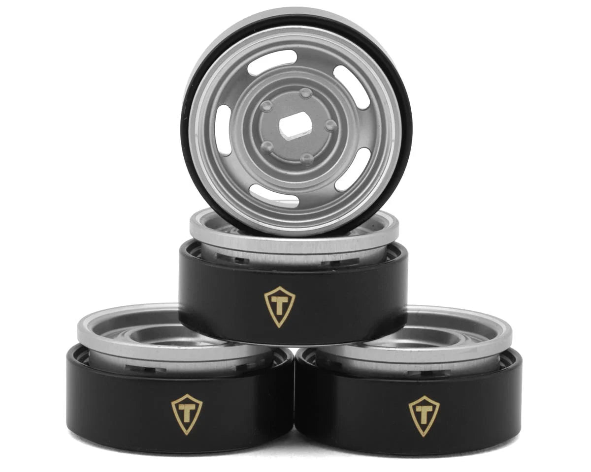 TLHTSCX30-30-34 Treal Hobby 0.7" 5-Slot Aluminum Micro Rock Crawler Beadlock Wheels (4) (8g ea) | The RC Shop at Dr Dans