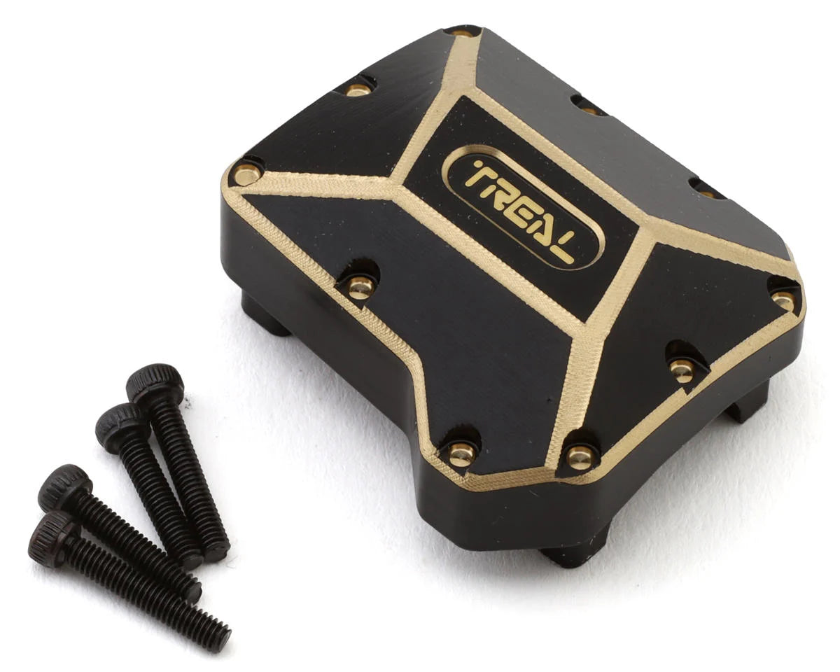 TLHTTRX4-23 Hobby Brass Differential Cover for Traxxas TRX-4 (Black) (70g)