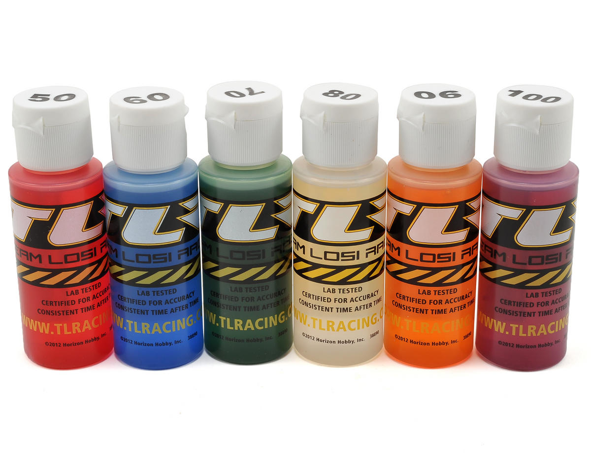 TLR Silicone Shock Oil 6-Pack 2oz – TLR74020 | TLR74021