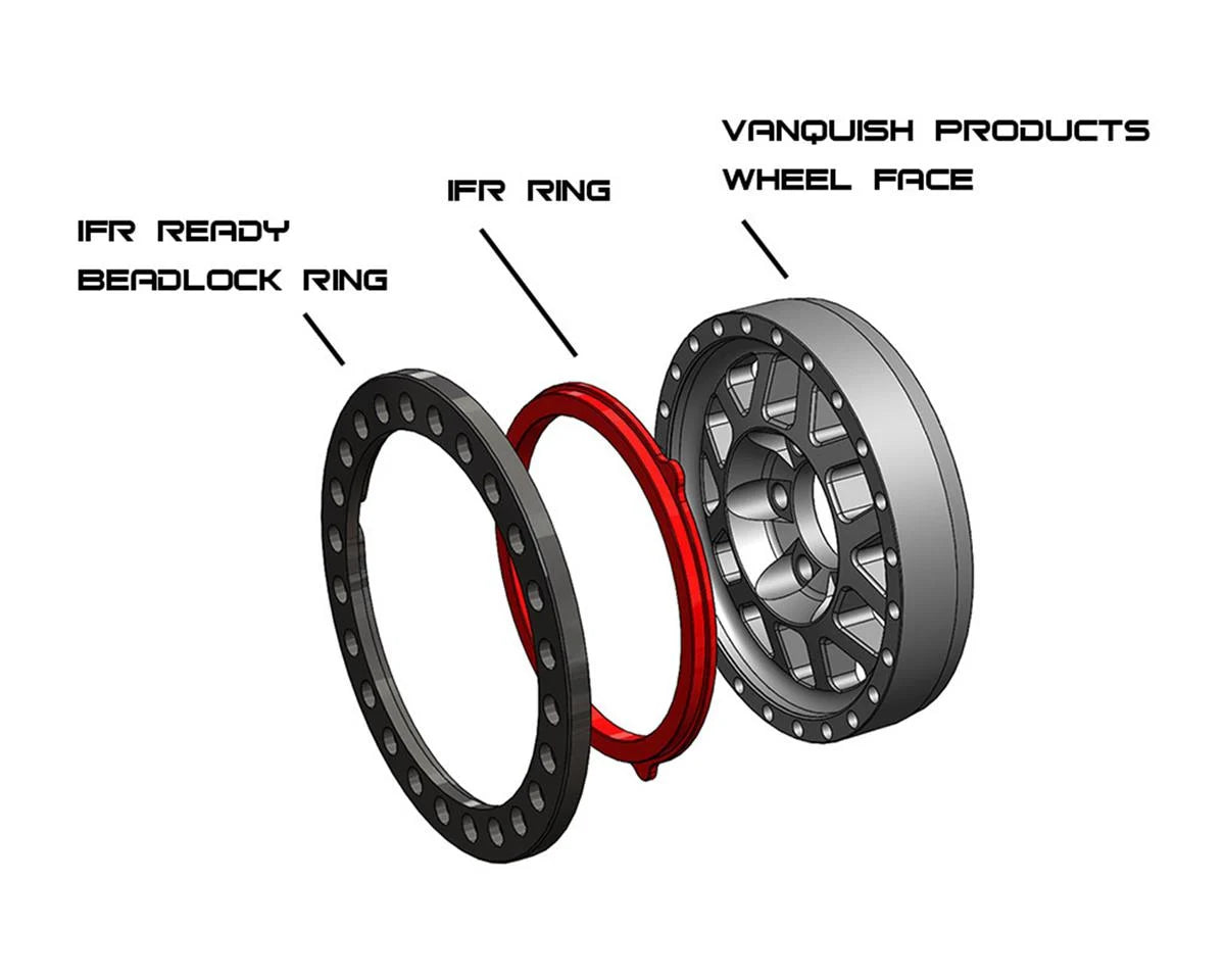 VPS05431 Vanquish Products 1.9" Slim IFR Slim Inner Ring (Silver) |The RC Shop at Dr Dans