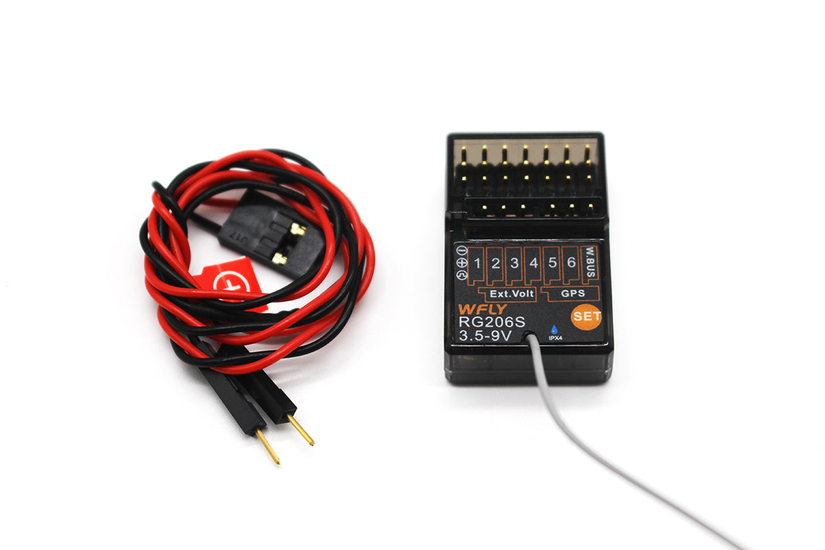 WFLRG206S WFly RG206S 6-Channel 2.4GHz Receiver - THE RC SHOP AT DR DANS