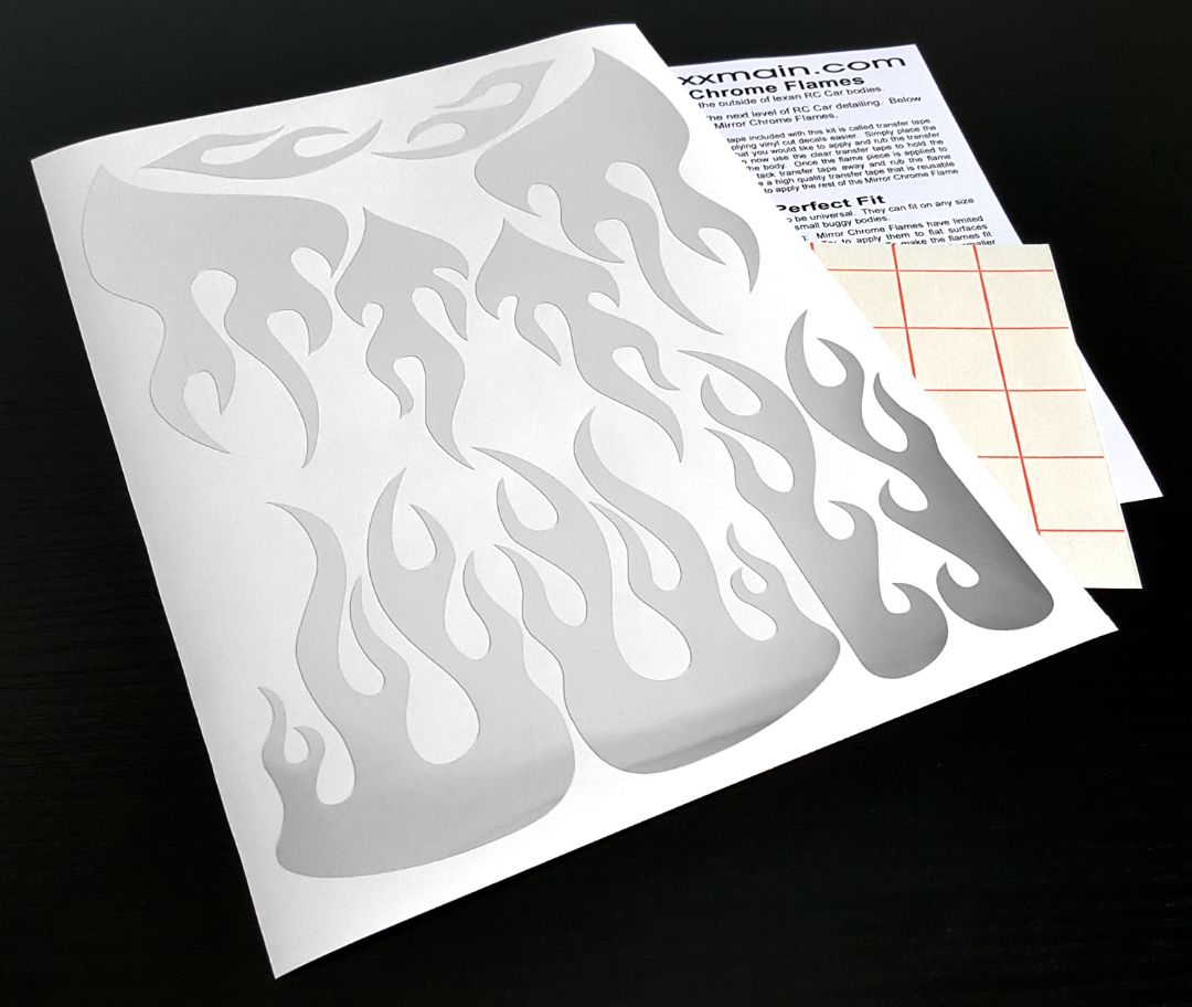 XXXV005C Mirror Chrome Flames