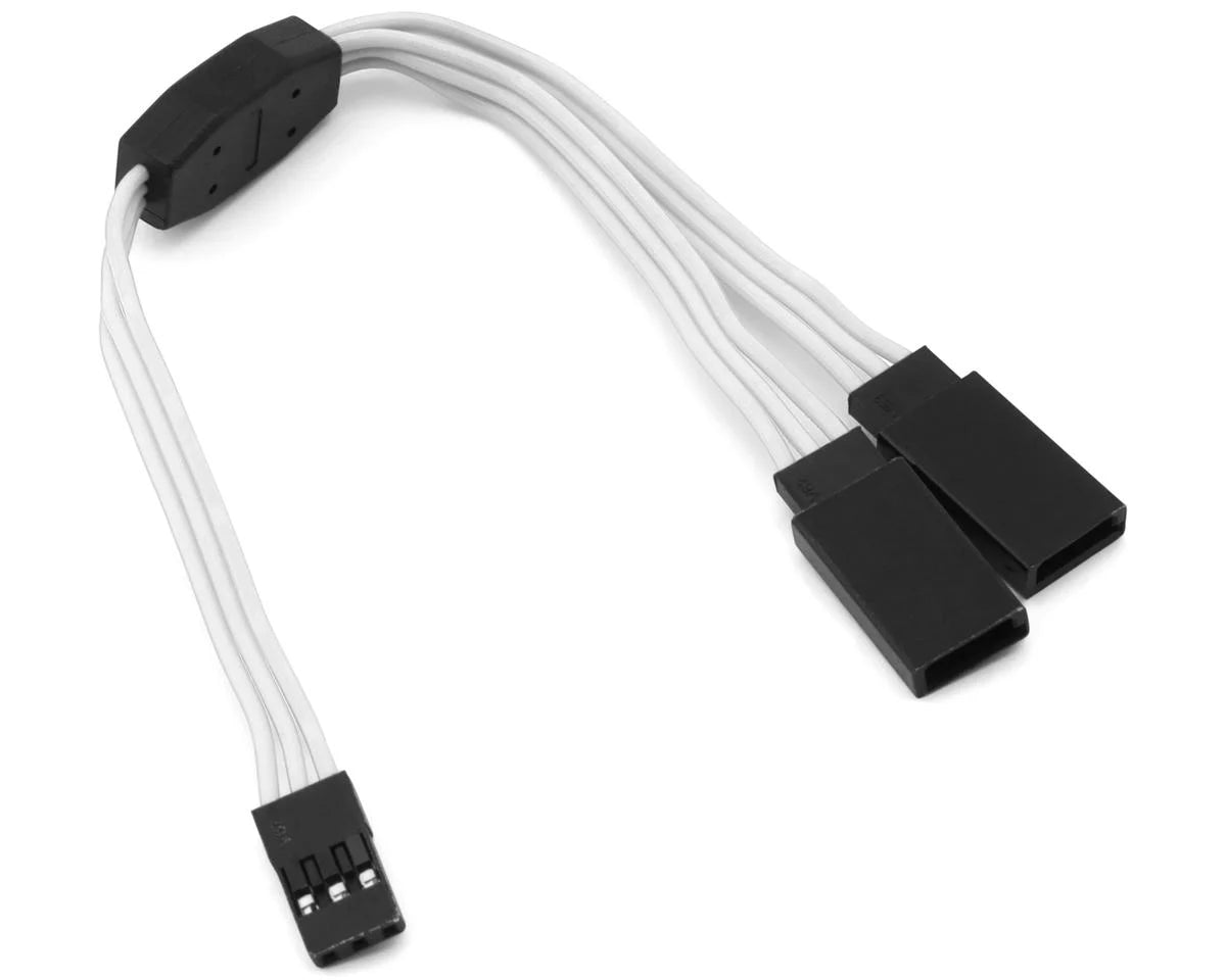 YEA-WPT-0154 Yeah Racing 60-Core Y-Harness High Current Servo Extension Lead (JR/Futaba Plug) (150mm) | The Rc Shop at DrDans
