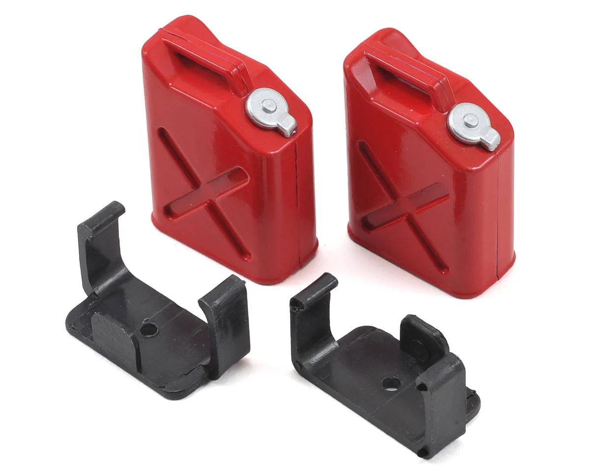 YEA-YA-0355 Yeah Racing 1/10 Crawler Scale "Jerry Can" Accessory Set (Fuel Cans) (Red) |The RC Shop at Dr Dans