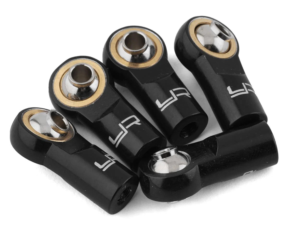 YEA-YA-0550 Yeah Racing 3mm Aluminum Threaded Rod Ends (5) (Standard Thread)