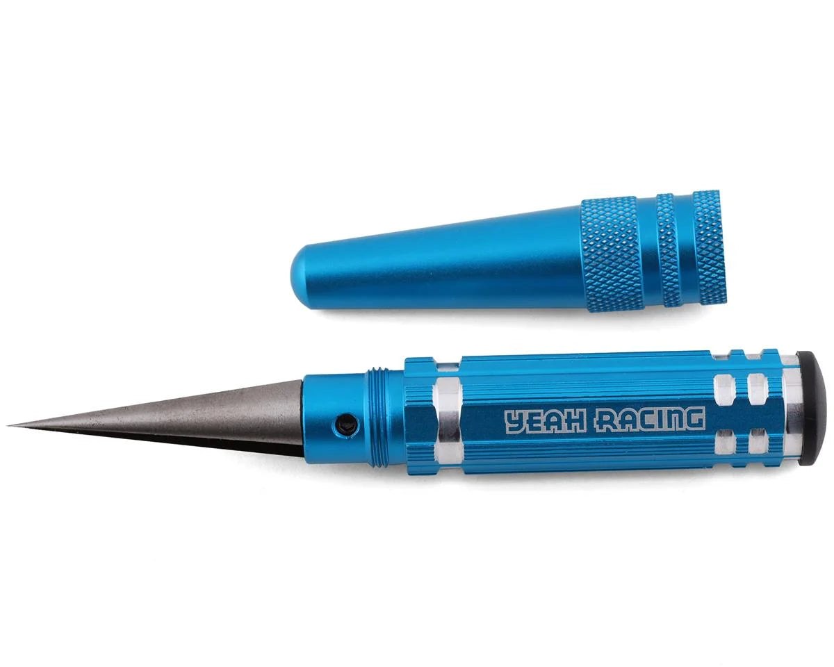 Yeah Racing Aluminum 0–14mm RC Body Reamer Blue | YEA-YT-0178BU